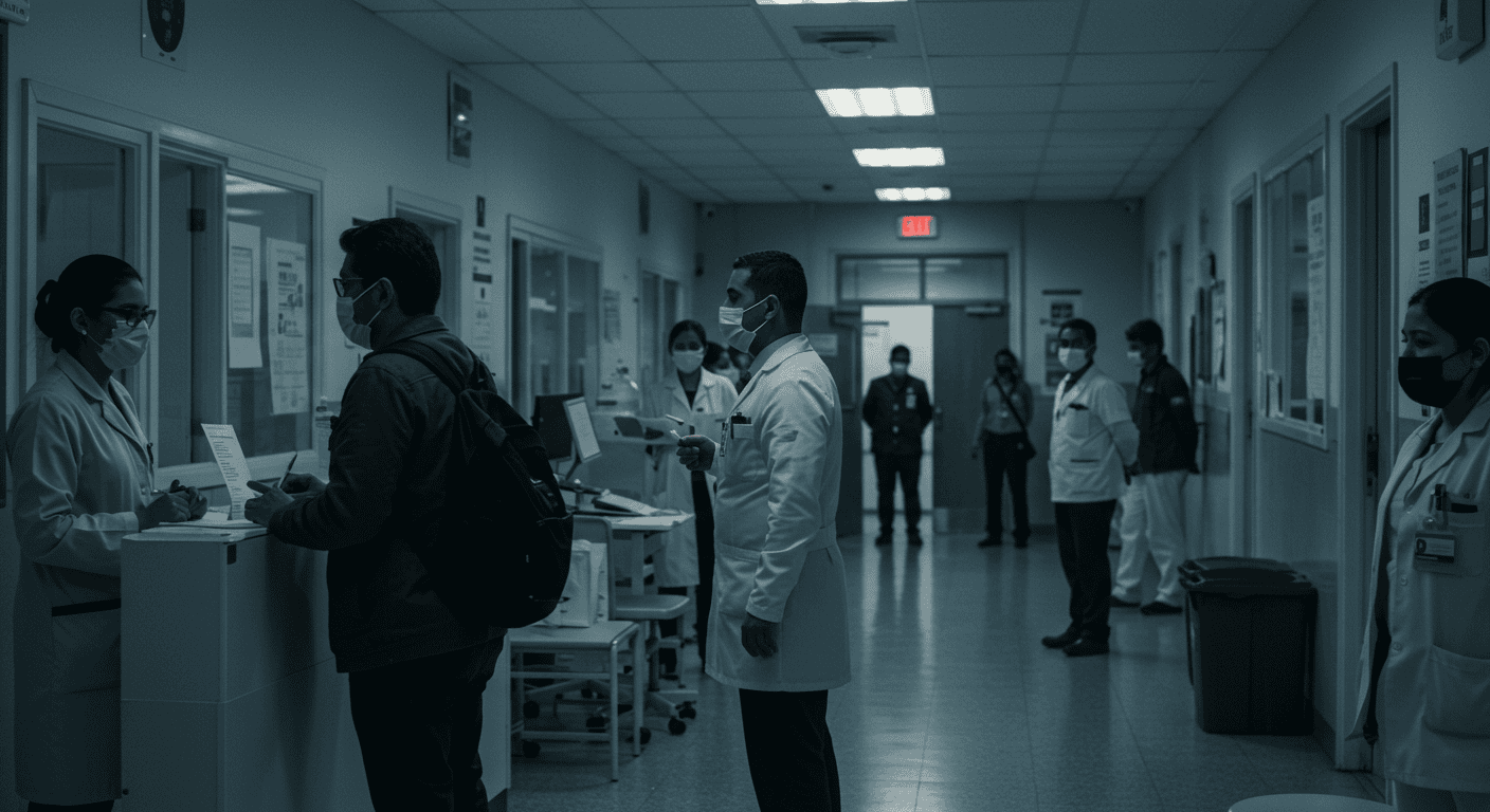 Expats navigating a public healthcare facility in Ecuador